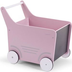 Childhome Loopwagen - Hout - Roze