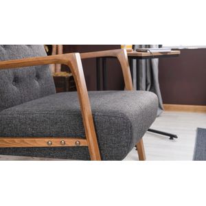 Wing Chair Del Sofa | 69 x 83 x 80 cm | Antraciet