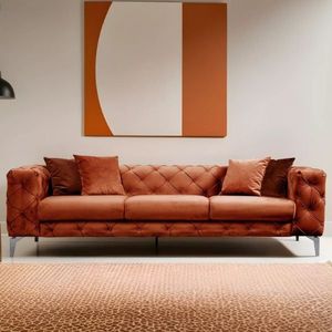 Driezitzetel Hilena | 237 x 90 x 73 cm | Oranje