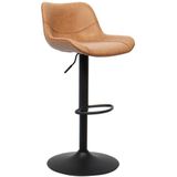 Verstelbare barkruk Matilda | 59-80cm | cognac