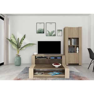 Tv-meubel Ares 154cm - bruin