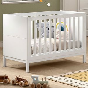 Babybed Eva - 60x120cm - verstelbaar - wit