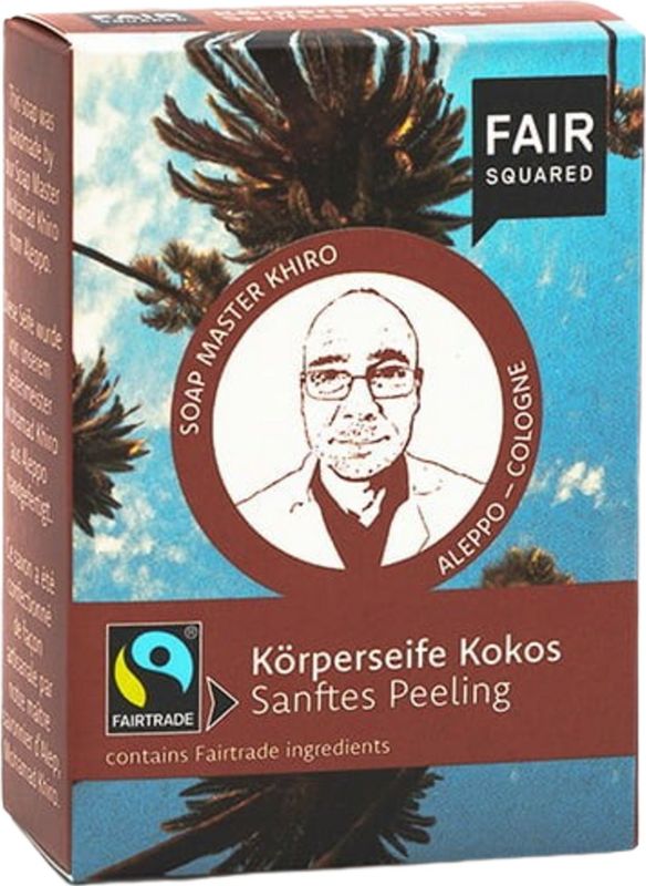 Fair Squared - Soft Peeling Soap - Lichaamszeep - Kokosnoot