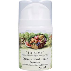 Fitocose Neutral Deodorising Cream - 50 ml