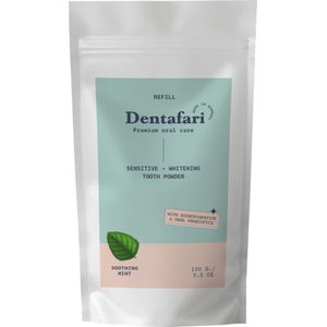 Dentafari Tandpoeder met Probiotica - Crisp Mint - 100 g