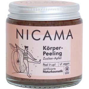 NICAMA Bodyscrub met Suiker en Appels - 140 g