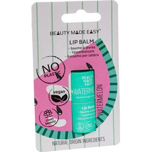BEAUTY MADE EASY - Paper Tube Lip Balm - Watermelon - Lippenbalsem