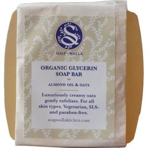 Soapwalla Almond Oil & Oats Soap Bar - 110 g