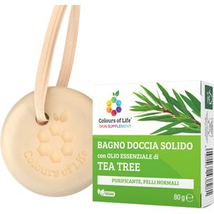 Optima Naturals Colours of Life Solid Shower Tea Tree - 80 g