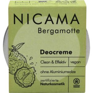 NICAMA Deodorantcrème Bergamot - 45 g