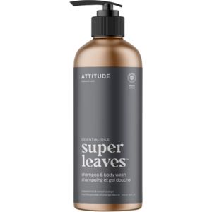 Attitude Super Leaves 2in1 Shampoo & Body Wash Peppermint & Sweet Orange - 473 ml