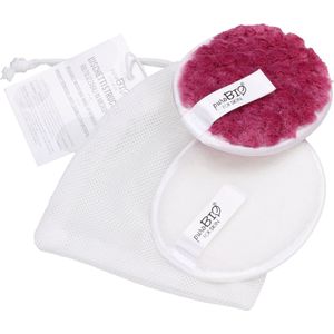 puroBIO cosmetics Reusable Microfibre Make-up Remover Pads - 2 Stuks