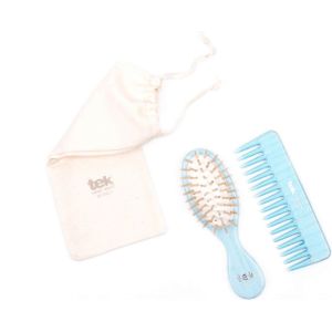 tek Pocketborstel & Kamset - Hemelsblauw