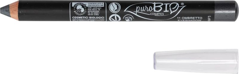 puroBIO - Eye Shadow Pencil - Donkergrijs - Veganistisch - Geschikt als Eyeliner of Oogschaduw