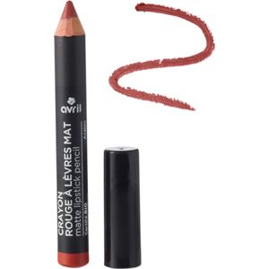 Avril Matte Lipstick Pencil Jumbo - Acajou (vegan)