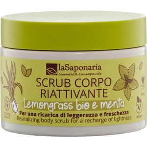 La Saponaria Citroengras & Mint Body Scrub - 250 g