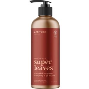 Attitude Super Leaves 2in1 Shampoo & Body Wash Bergamot & Ylang Ylang - 473 ml