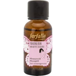 Farfalla Vrouwelijkheid Maandelijkse Wellness-massageolie - 30 ml