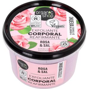 Organic Shop Firming Body Polish Rose & Salt - 250 ml