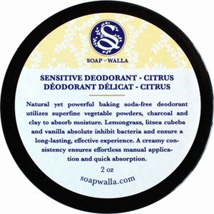 Soapwalla Deodorant Cream Sensitive - Citrus