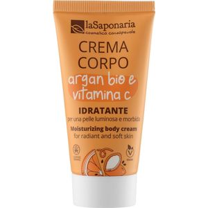 La Saponaria Hydraterende Lichaamscrème Bio Argan & Vitamine C - 30 ml