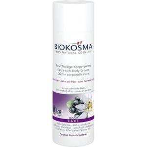 BIOKOSMA Rijke Bodycrème van Biologische Edelweiss en Aronia-Bessen - 200 ml