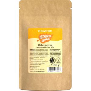 Birkengold - Sinaasappel - Tandpoeder - Navulverpakking 100 g