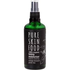 Pure Skin Food Organic Toning Moisturiser Orange Blossom - Green Tea - 100 ml