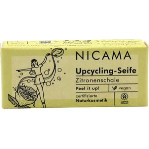 NICAMA Upcycling Zeep met Scrubeffect - Citroenschil - 25 g