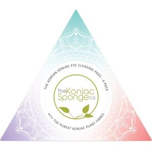 The Konjac Sponge Company Pack Eye Cleansing Pads - 6 Stuks