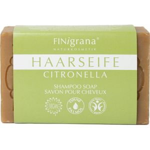 FINigrana Bio & Naturkosmetik Aleppo Haarzeep, Citronella - 100 g