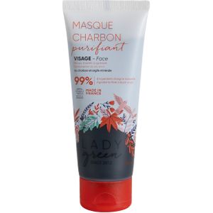 Lady Green Purifying Charcoal Mask - 75 ml