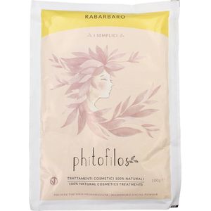 Phitofilos - Eenvoudig Rabarberpoeder - 100 g - Haarkleuring