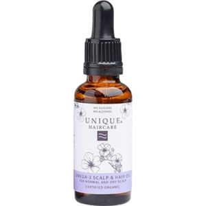 Unique Beauty - Biologische Omega 3 - Hoofdhuid- & Haarolie - 30 ml