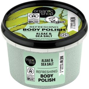 Organic Shop Refreshing Body Polish Algae & Sea Salt - 250 ml