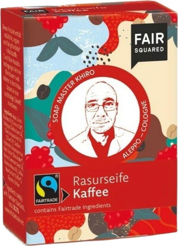 Fair SQUARED - Jubilee - Scheerzeep - 80 g - Koffie