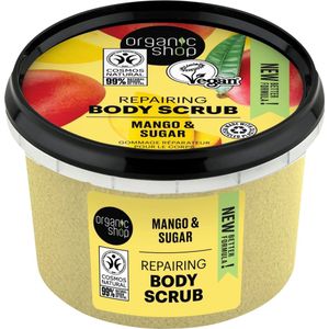 Organic Shop - Lichaamsscrub - Natuurlijke Keniaanse Mango - 250ml