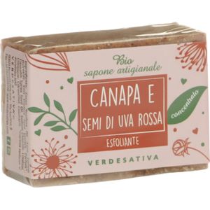 Verdesativa Exfoliërende Biologische Zeep Hennep & Druivenpitten - 100 g