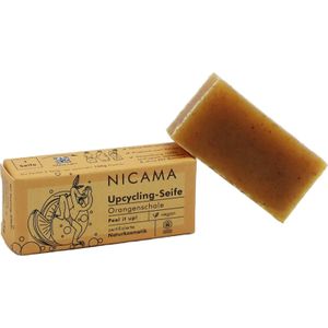NICAMA Upcycling Zeep met een Scrubeffect - Sinaasappelschil - 25 g