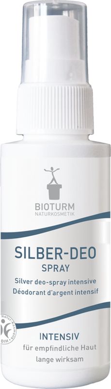 Bioturm - Silver Deodorant Spray - Zilver - 50 ml - Intensief