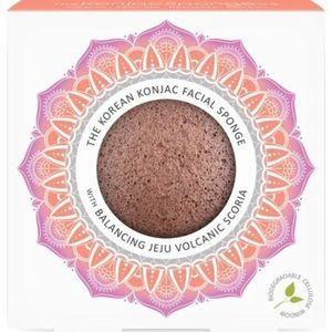 Mandala Konjac Facial Sponge Jeju Scoria - 1 Stuk