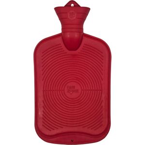 FAIR ZONE Warmwaterkruik, 2 Liter - Rood
