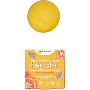 La Saponaria Solide Hand & Body Butter "Keep Calm" - 80 ml