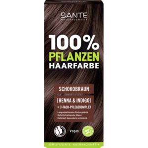 SANTE - Veganistische Haarverf - Bruin - 100% Veganistisch - Natuurlijke Grijsdekking en Glans