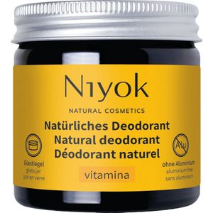Niyok - Vitamina - Deodorantcrème - 40ml - Natuurlijke Anti-Transpirant zonder Aluminium