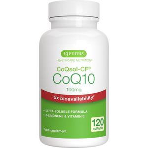Igennus - CoQsol-CF - CoQ10 - 120 Softgels