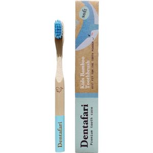 Dentafari Kids Bamboo Toothbrush - Blauw