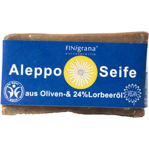 FINigrana Bio & Naturkosmetik Aleppo Zeep met 24 % Laurierolie - 200 g