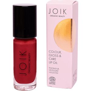 JOIK Organic Colour, Gloss & Care Lip Oil - 04 Ruby Red