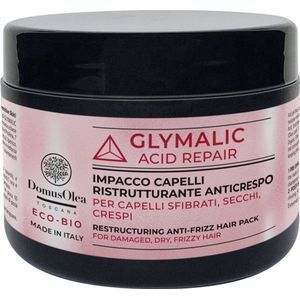 Domus Olea Toscana GLYMALIC Acid Repair Restructuring Anti-Frizz Hair Pack - 250 ml